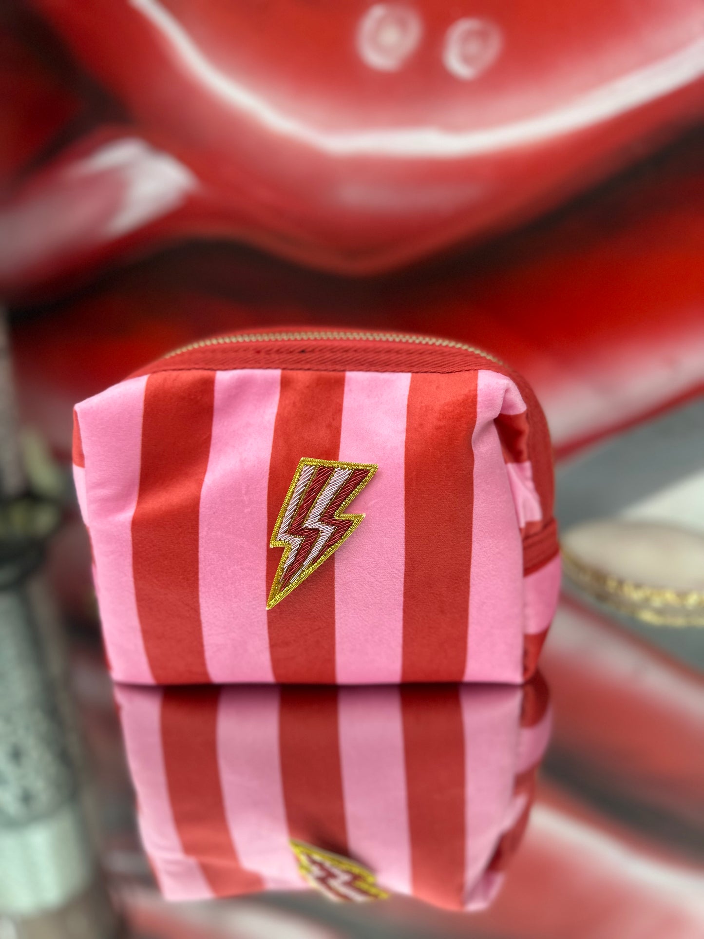 Sixton Stripe Make Up Bags
