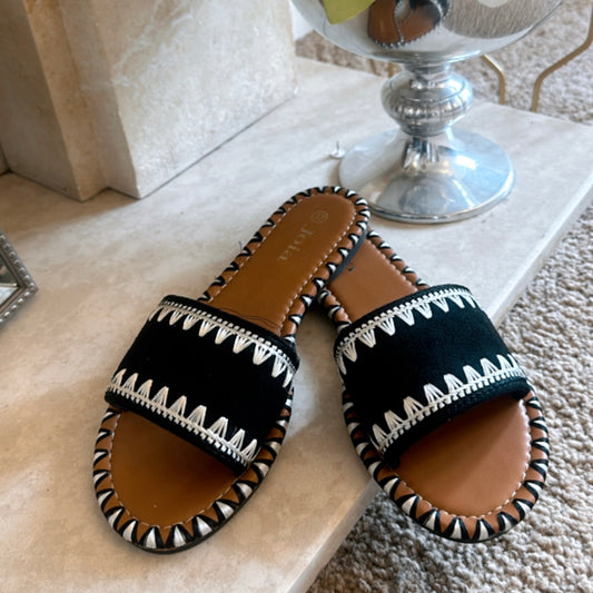 Amy Stitch Sandals