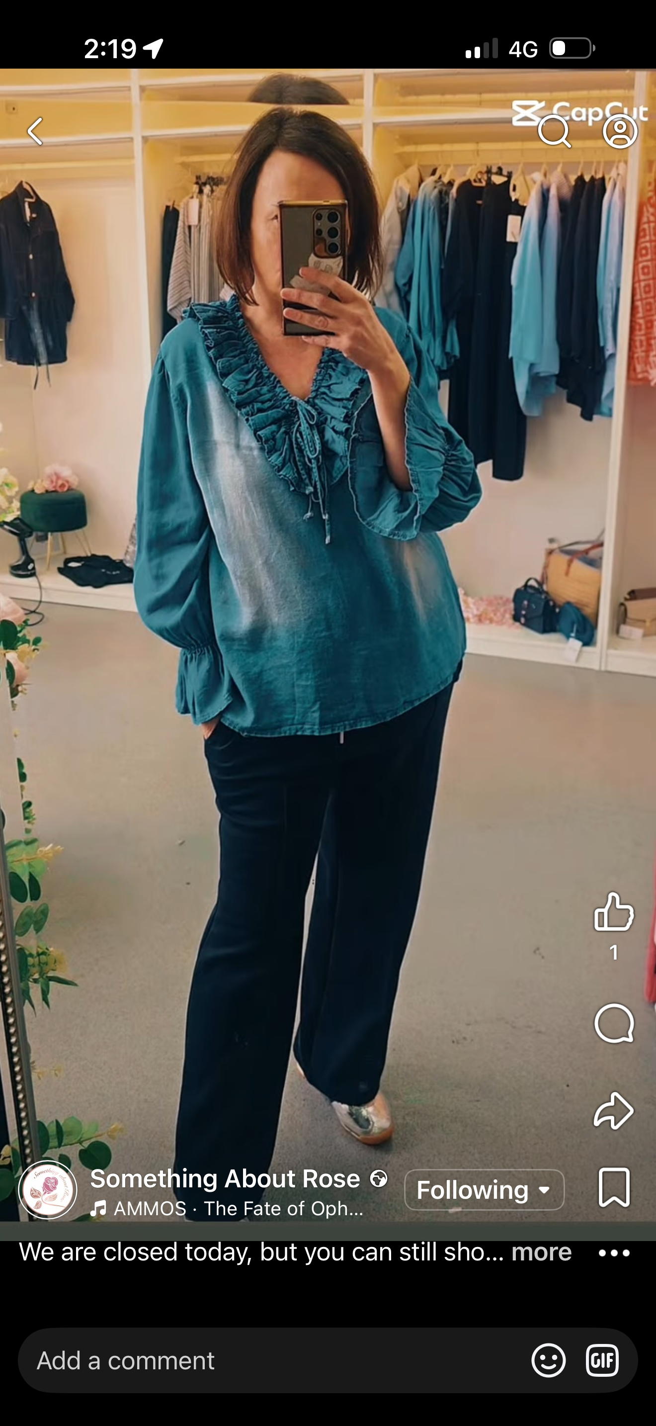 Cary Frill Denim Shirt