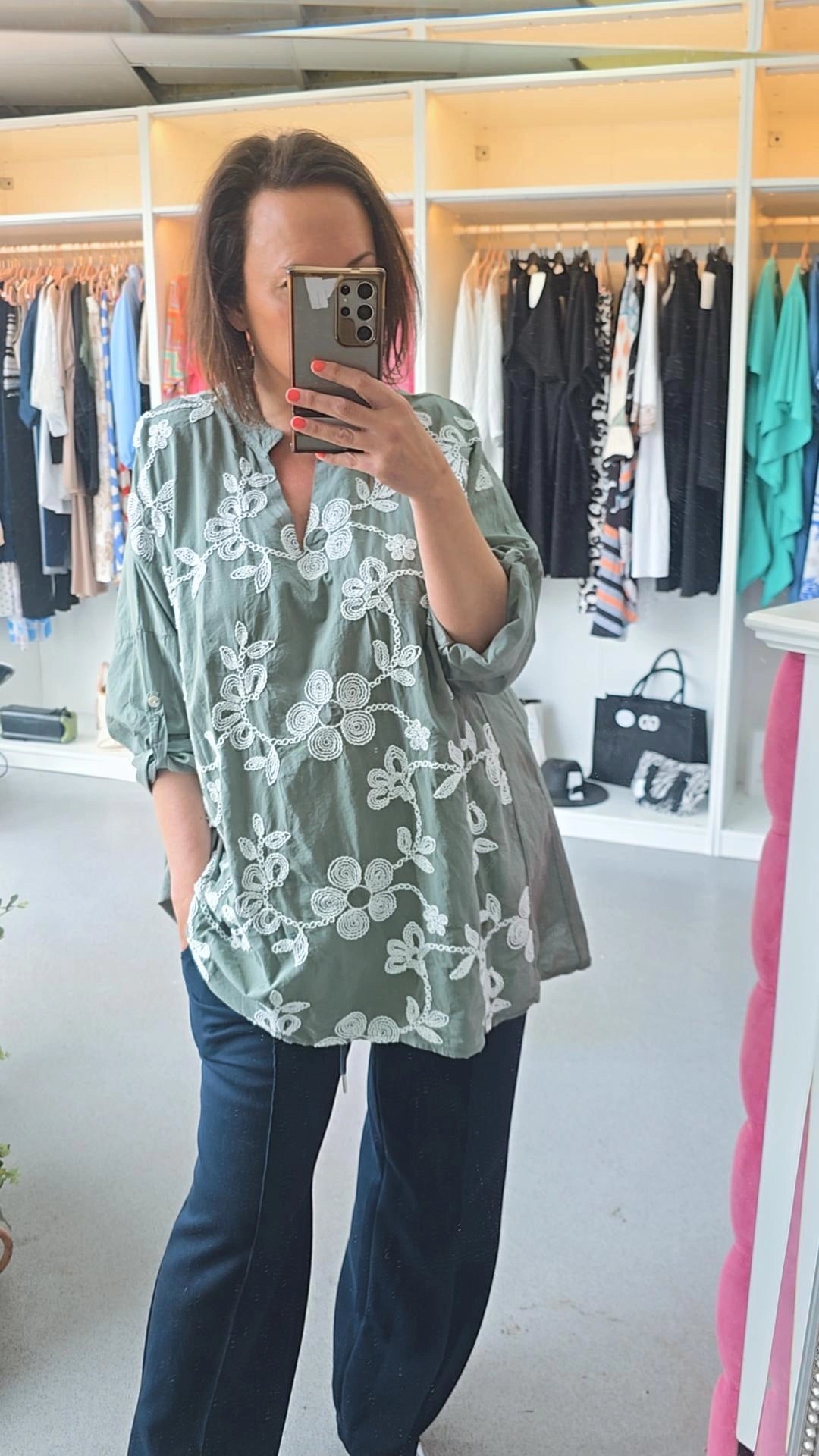 Kylie Embroidered Shirt