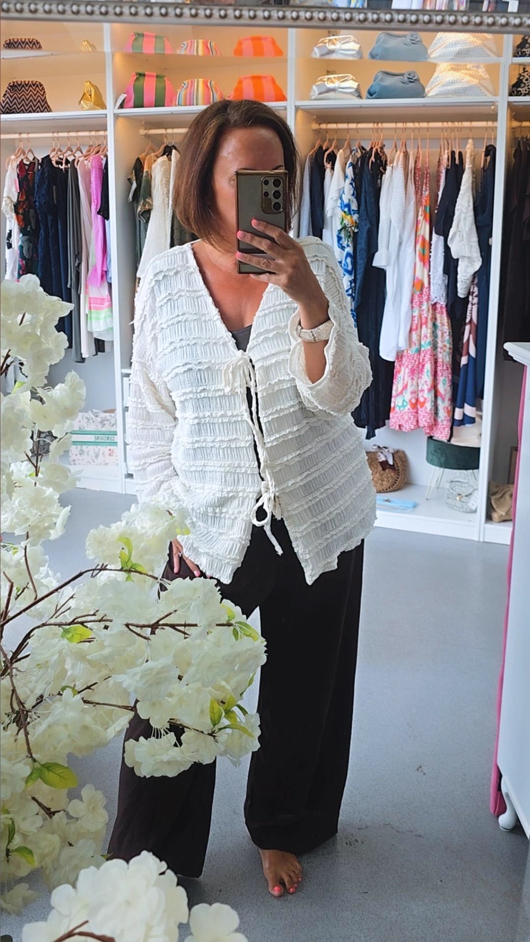 Mia tie top