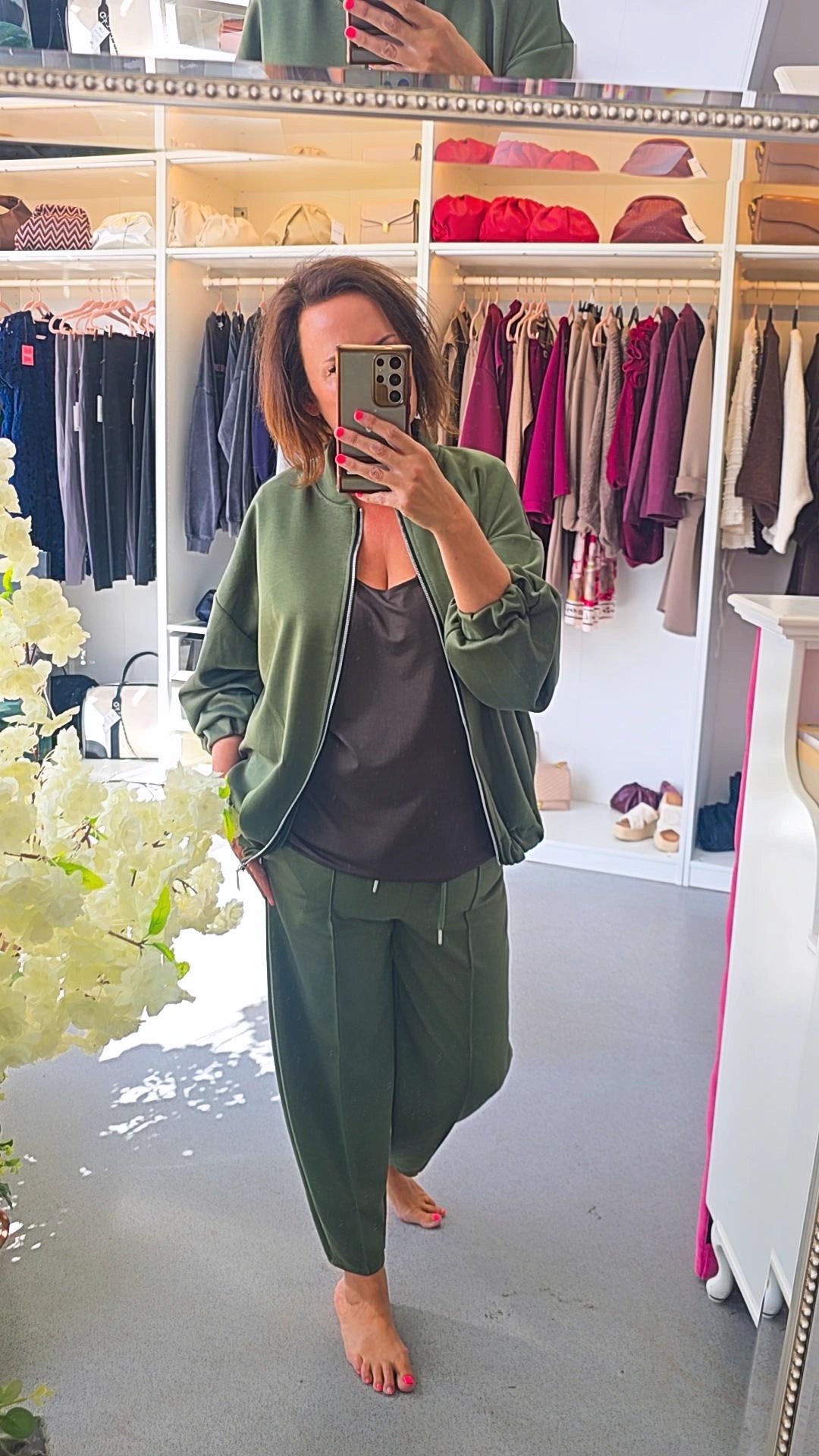Pattie zip matching set
