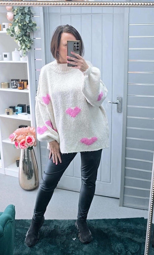 Sarah Heart Jumper