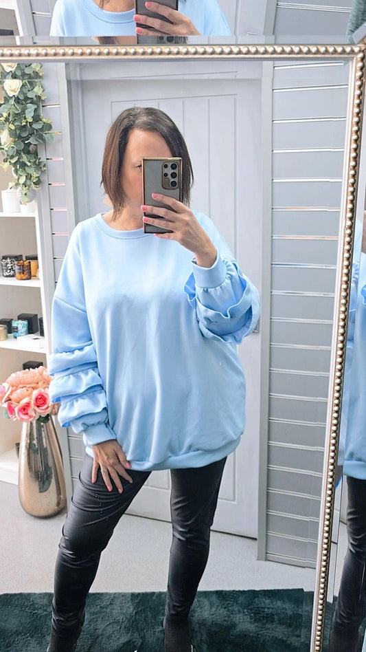 Ivy Ruffle Sweatshirt