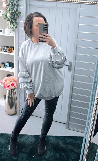 Ivy Ruffle Sweatshirt