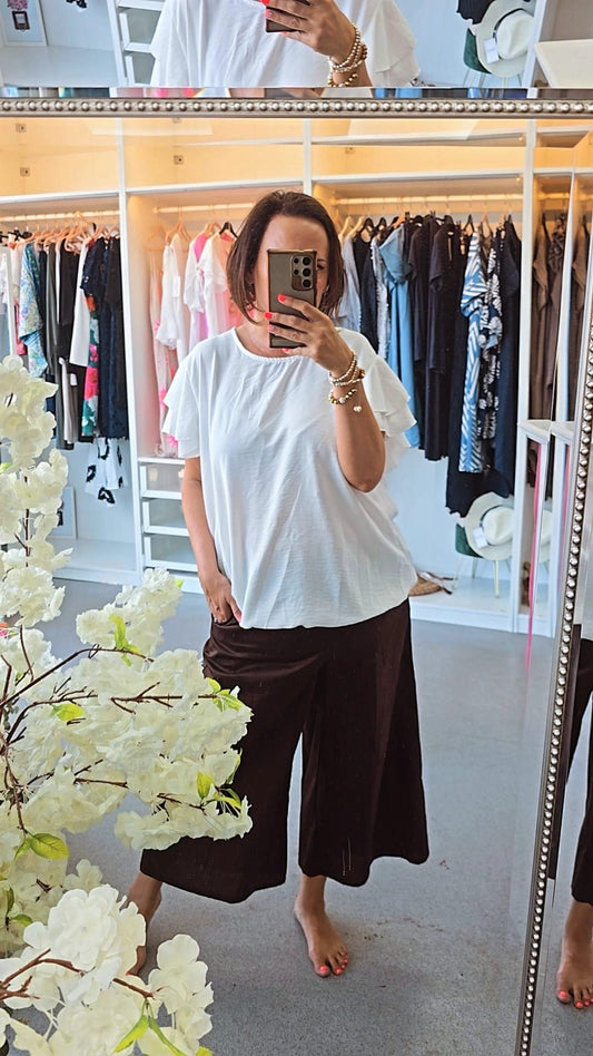 Gina Ruffle Top