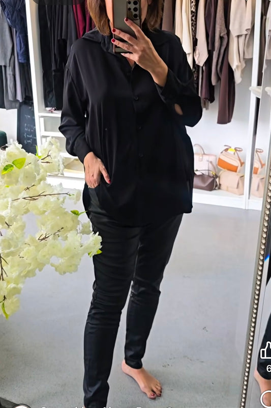 Claudia Coated Trousers
