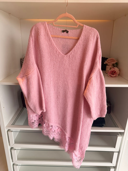 Zara Lace Knit Jumper