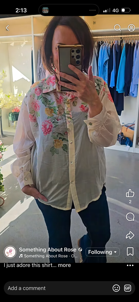 Sarah Floral Shirt