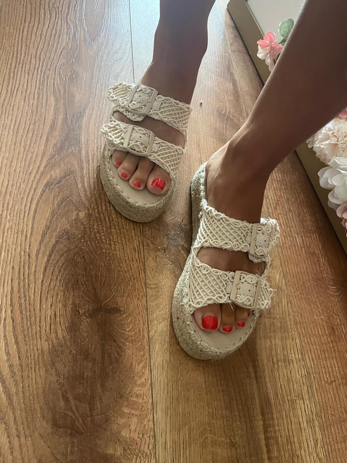 Abbie Crochet Sandals