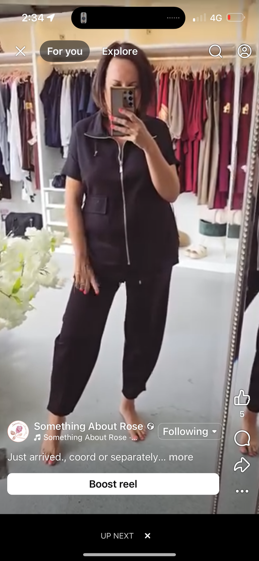 Carly Zip Top
