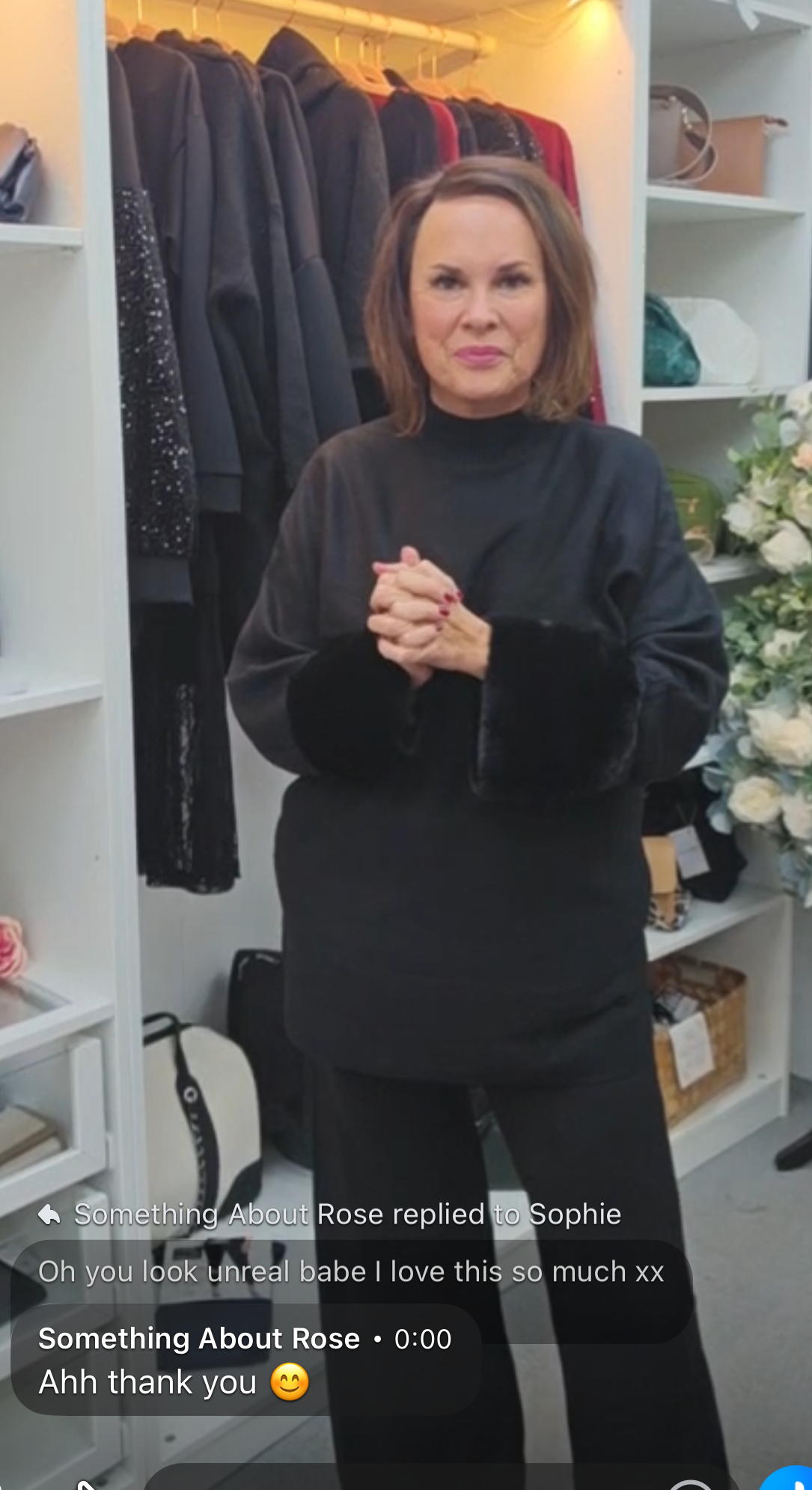 Sandy Faux Fur Sleeve Co Ord