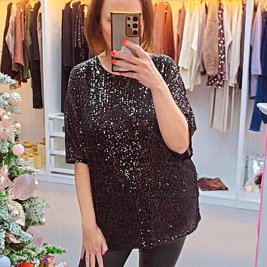 Alexa Sequin T Shirt