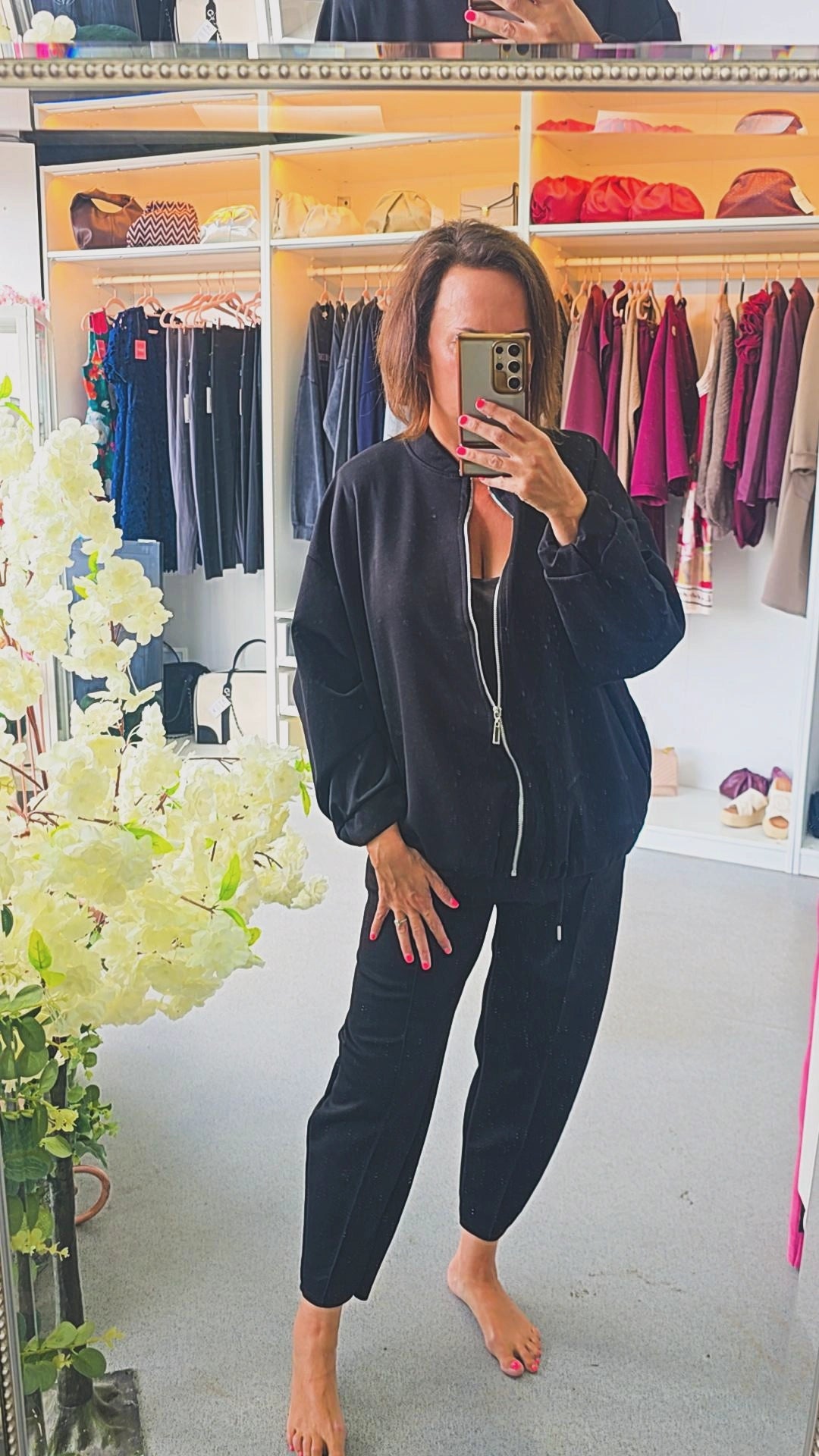 Pattie zip matching set